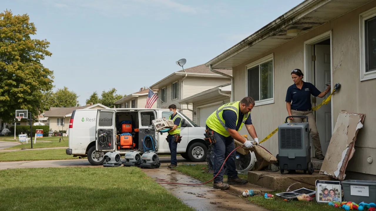 Water Damage Restoration in Wapakoneta, OH near me